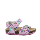 Sandali da bambina lilla multicolor