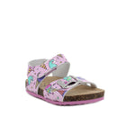 Sandali da bambina lilla multicolor