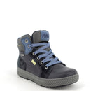 Sneakers alta bambino goretex scamosciata