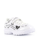 Sneaker in vernice stampata