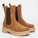 Nero giardini stivaletti chelsea donna in pelle