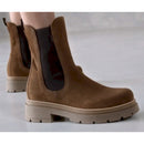 Nero giardini stivaletti chelsea donna in pelle