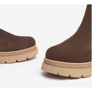 Nero giardini stivaletti chelsea donna in pelle