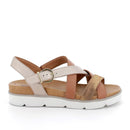 Donna delia vitello e nappa