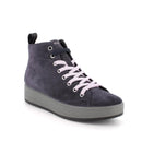 Sneaker alta in camoscio