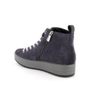 Sneaker alta in camoscio