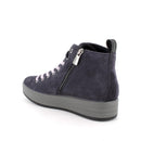 Sneaker alta in camoscio