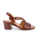 Sandali con tacco da donna con fibbia