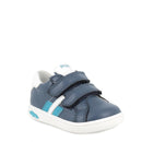 Scarpa in pelle da bambino bluette