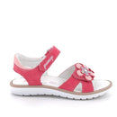 Sandali da bambina fuxia e rosa con strap