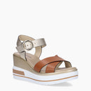 Sandalo da donna con zeppa