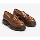 Nero giardini mocassino donna in pelle