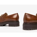 Nero giardini mocassino donna in pelle