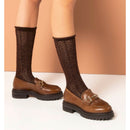 Nero giardini mocassino donna in pelle