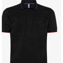 Sun 68 polo small stripe on collar