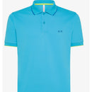 Sun 68 polo small stripe on collar