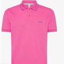 Sun 68 polo small stripe on collar