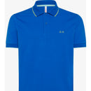 Sun 68 polo small stripe on collar