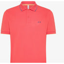 Sun 68 polo small stripe on collar