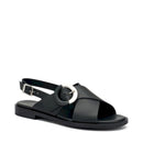 Sandalo a incrocio con fibbia