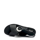 Sandalo a incrocio con fibbia