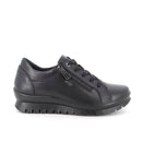 Sneakers gore-tex da donna nero con zip