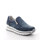 Slip on anisia in pelle da donna c/cerniera