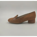 Mocassino f.gomma in camoscio e mascherina