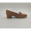 Mocassino f.gomma in camoscio e mascherina