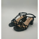 Sandali gioiello con tacco strass