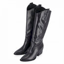 Stivale texano in pelle f.gomma