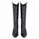 Stivale texano in pelle f.gomma