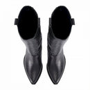 Stivale texano in pelle f.gomma