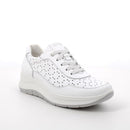 Scarpe con zeppa in pelle da donna