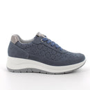 Scarpe con zeppa in pelle da donna