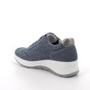 Scarpe con zeppa in pelle da donna