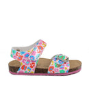 Sandali da bambina lilla multicolor