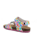 Sandali da bambina lilla multicolor