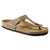 Birkenstock gizeh oiled leather tabacco brown calzata normale