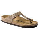 Birkenstock gizeh oiled leather tabacco brown calzata normale