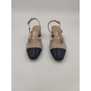 Sling back con puntale e tacco