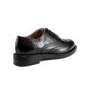 Francesina in pelle a coda di rondine