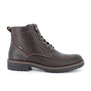Scarponcini gore-tex in pelle da uomo nero