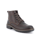 Scarponcini gore-tex in pelle da uomo nero