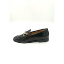 Mocassino in pelle con morsetto f.gomma