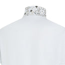 Polo print under collar s/s