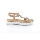 Sandalo doce t-bar con strass