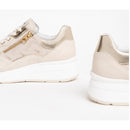Sneakers donna in pelle e camoscio