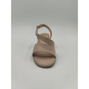 Sandalo con tacco in camoscio