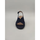 Sandalo con tacco in pelle scam.incr.